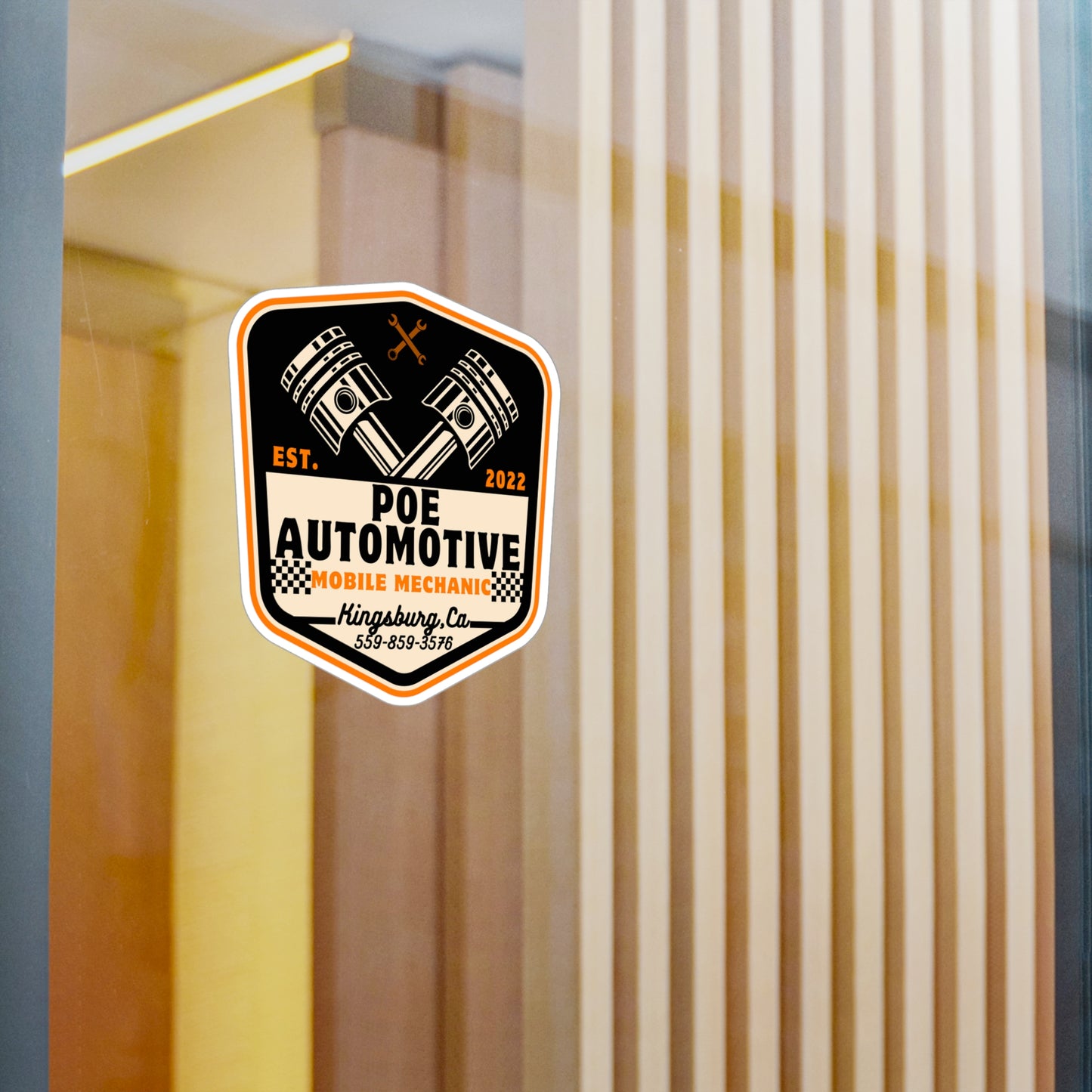 Poe Automotive Kiss-Cut Vinyl Decals
