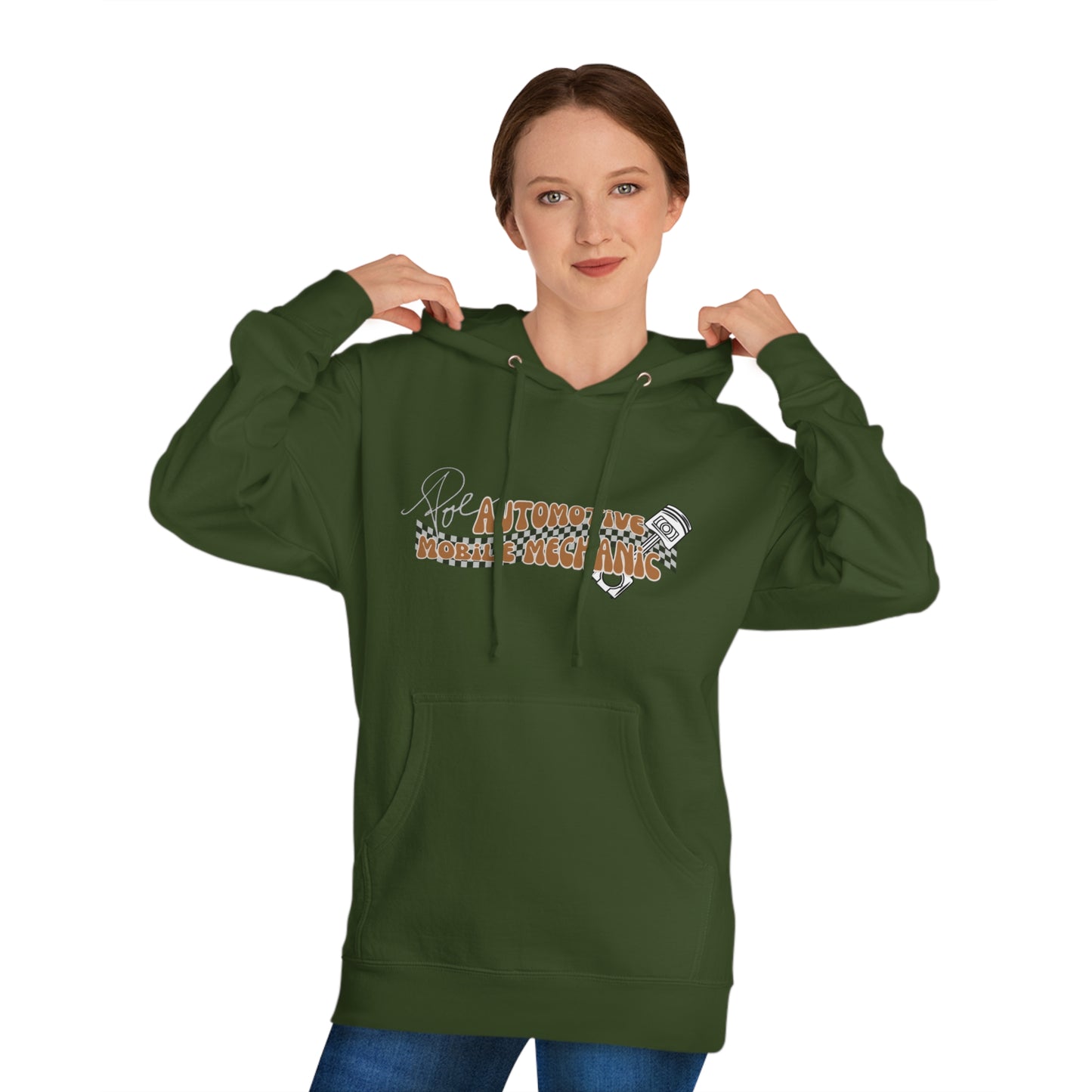 Vintage Poe Automotive Hooded Sweatshirt