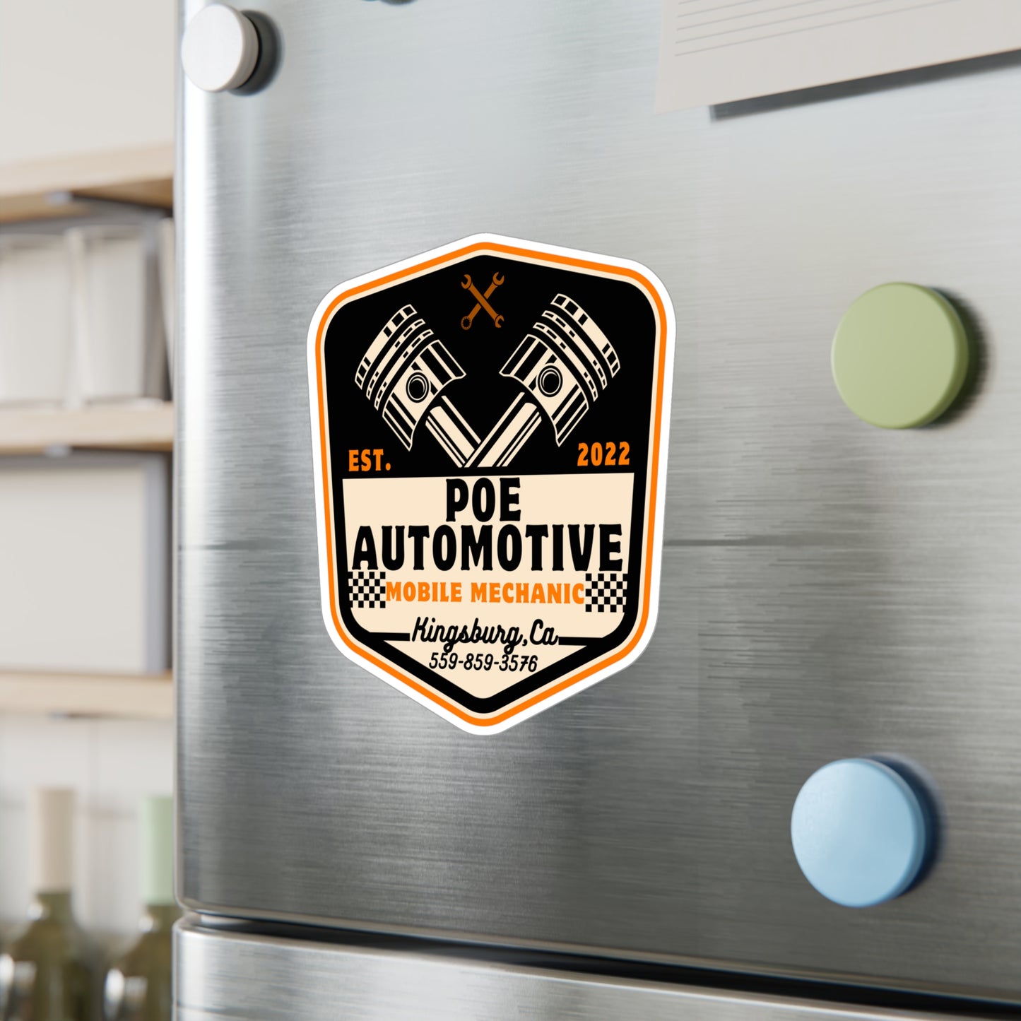 Poe Automotive Kiss-Cut Vinyl Decals