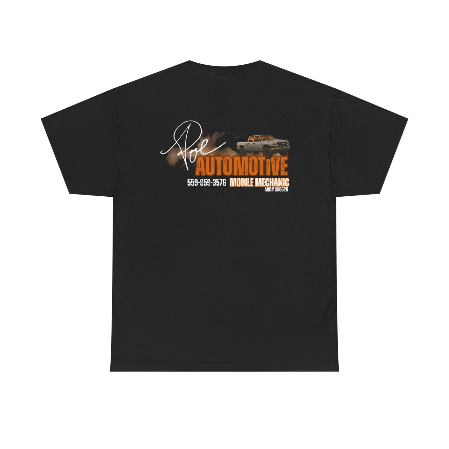 Poe Automotive Mechanic Tee, Unisex Heavy Cotton T-Shirt