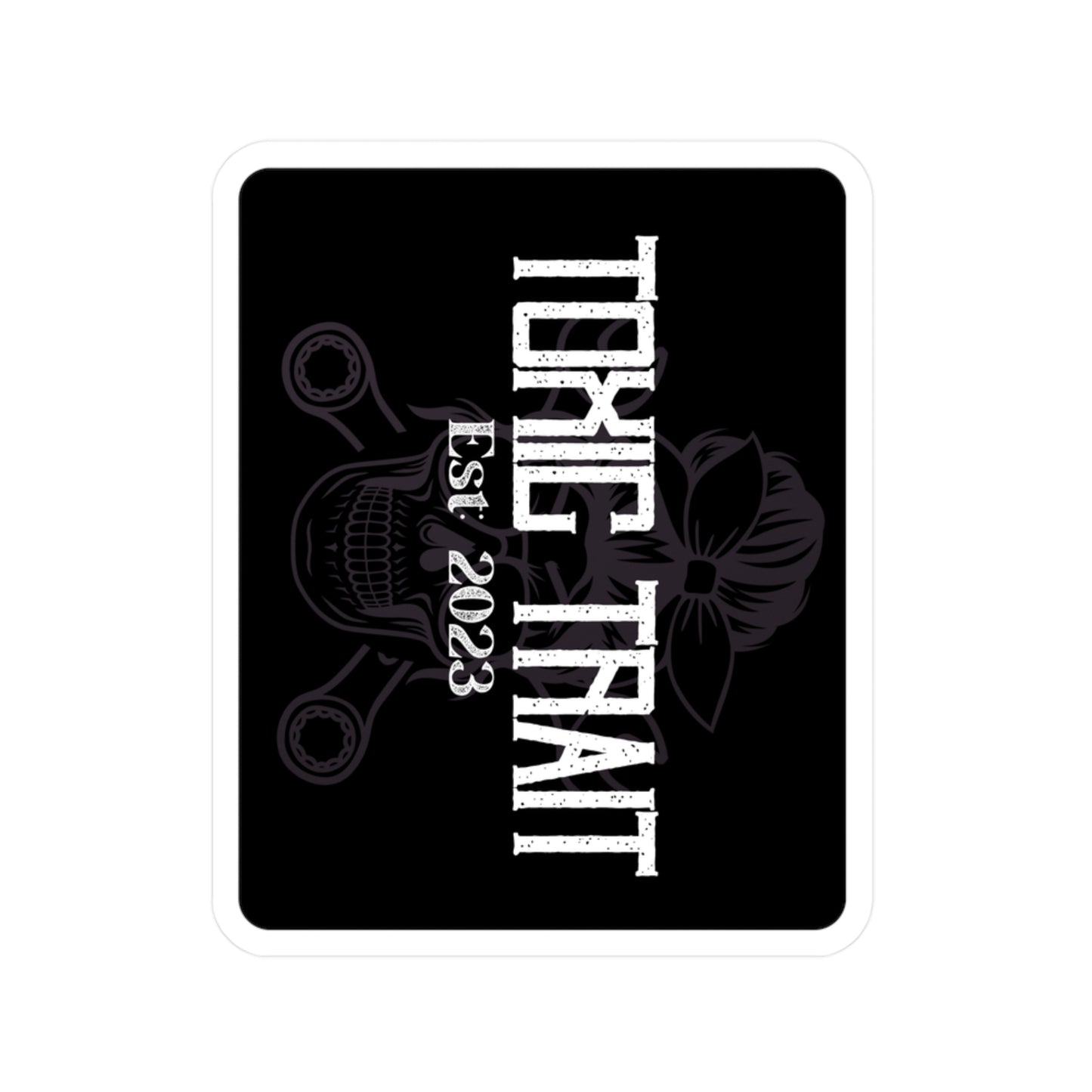 Toxic Trait Smokey Lavender Kiss-Cut Vinyl Decals
