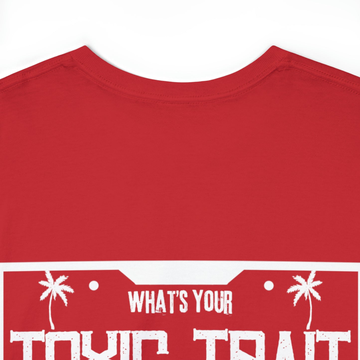 License Plate Toxic Trait Heavy Cotton Tee