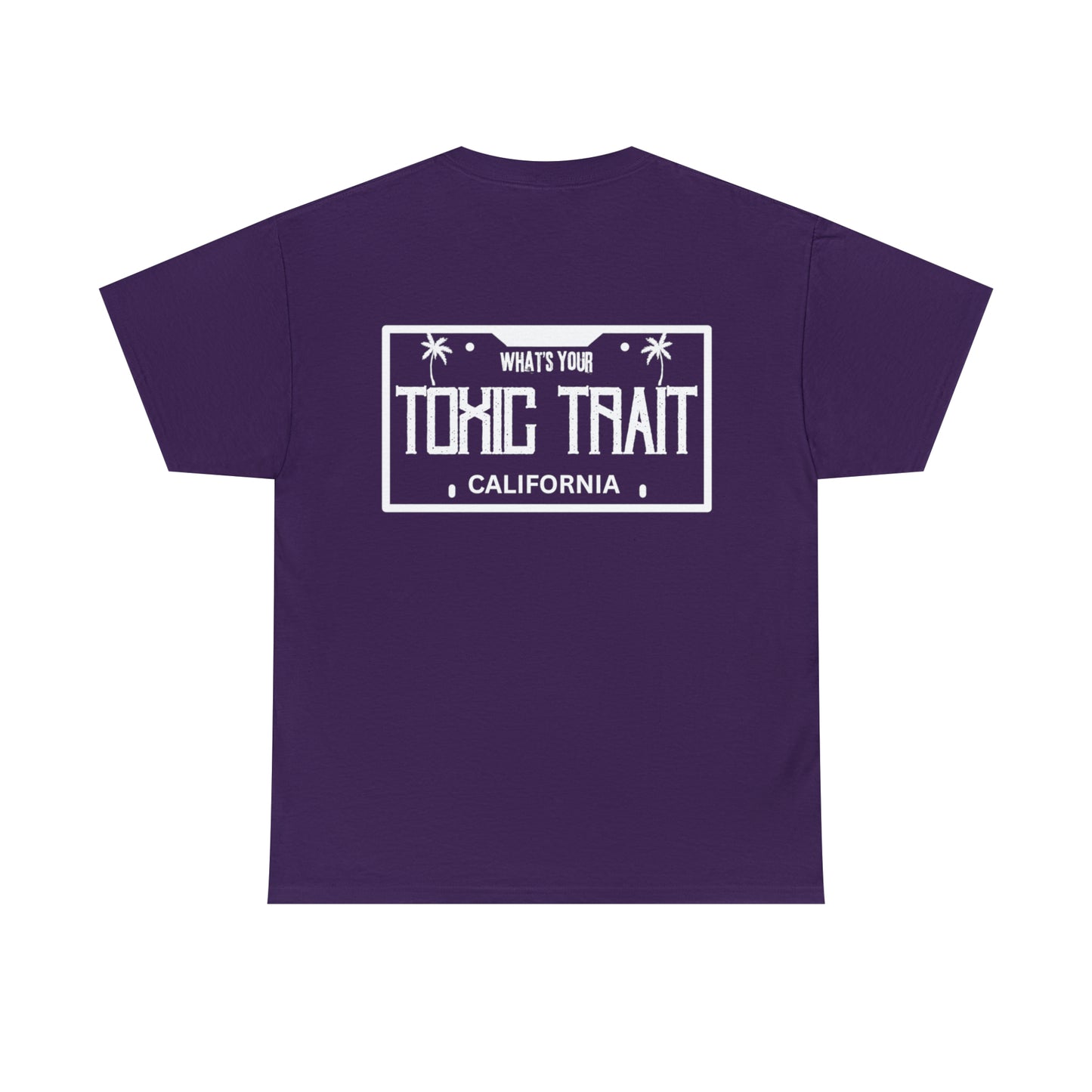 License Plate Toxic Trait Heavy Cotton Tee