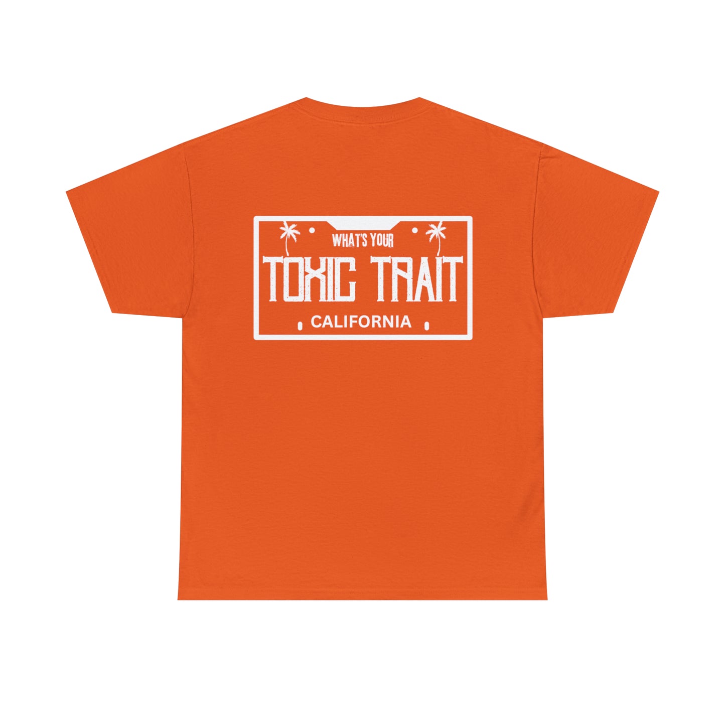 License Plate Toxic Trait Heavy Cotton Tee
