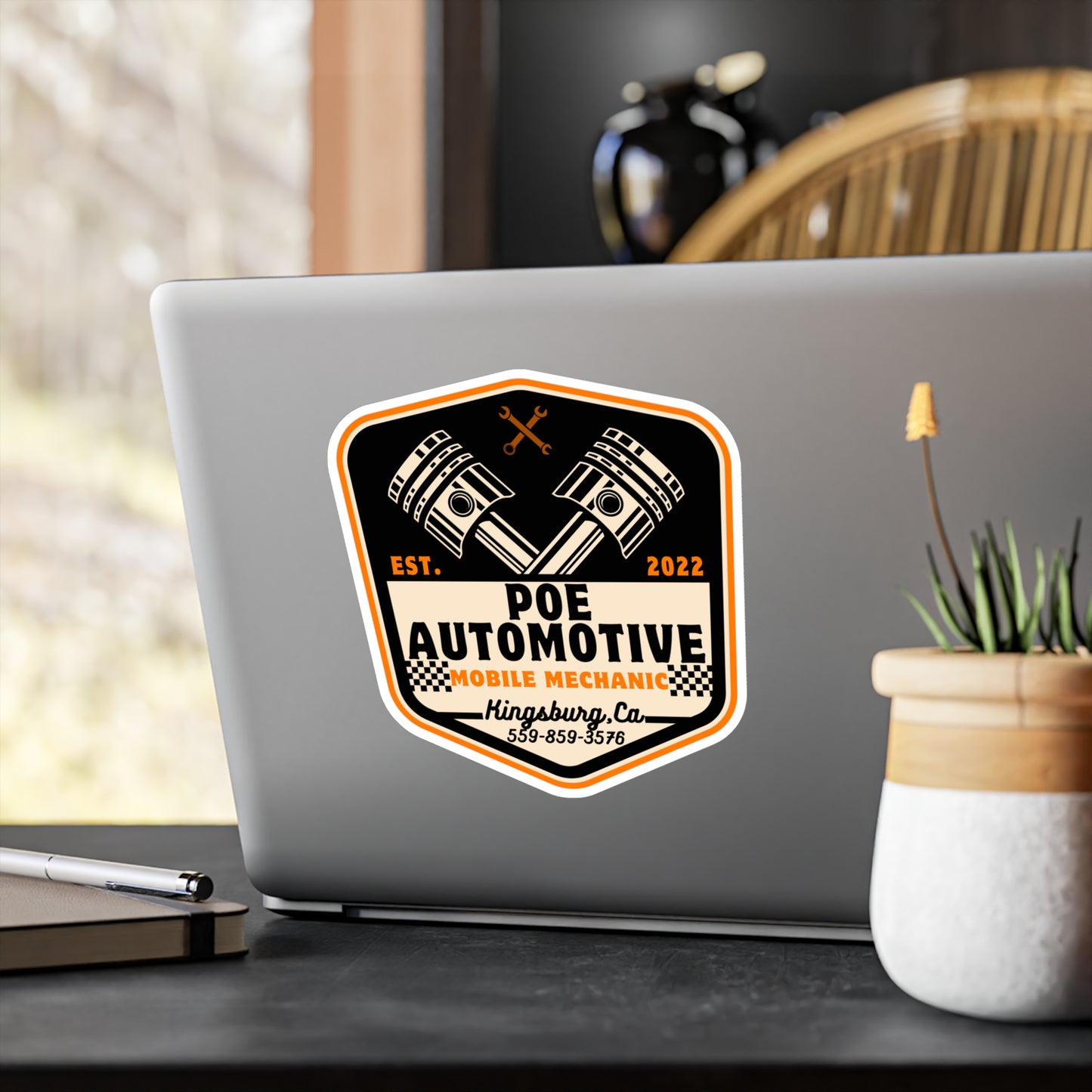 Poe Automotive Kiss-Cut Vinyl Decals