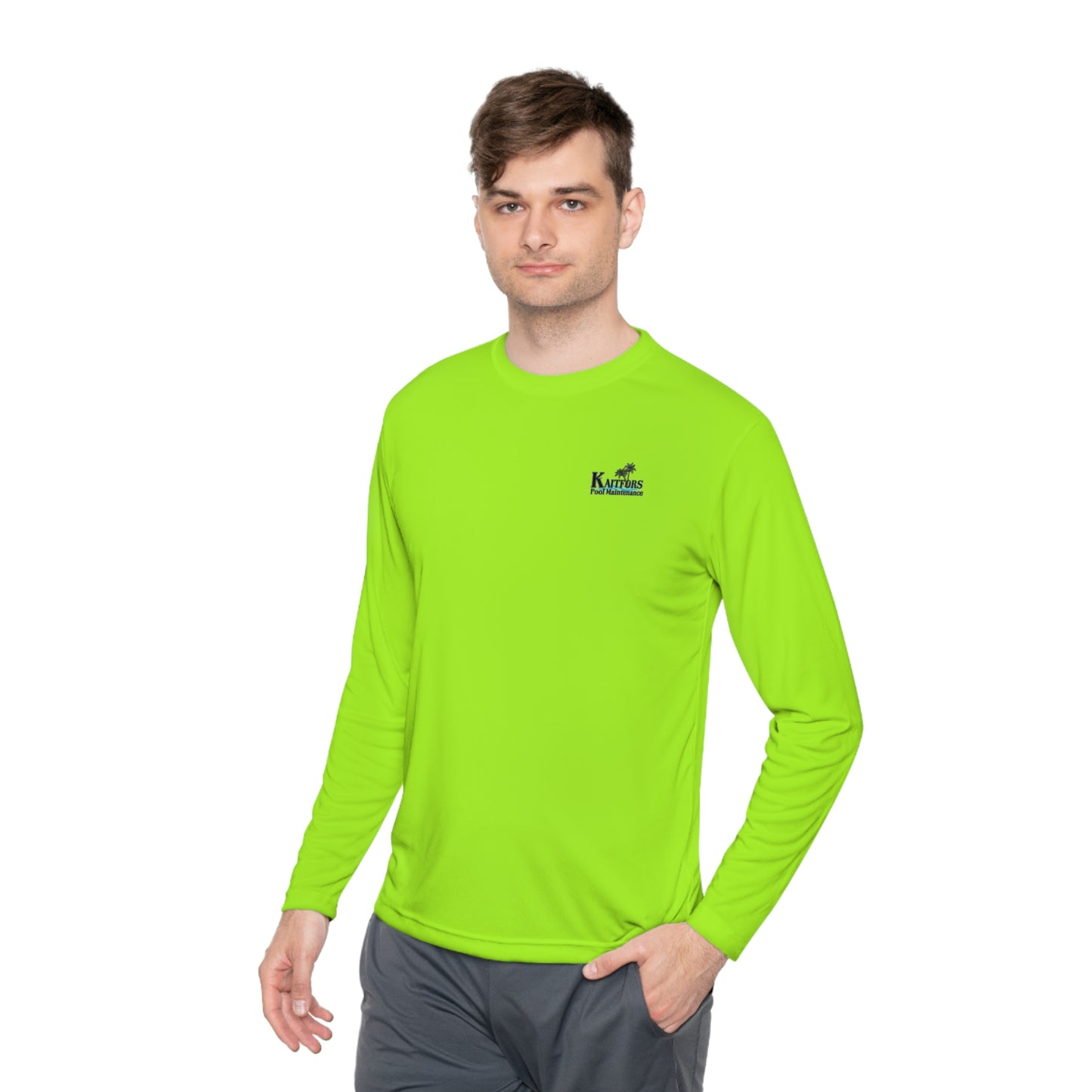 Kaitfors logo Pool Unisex Lightweight Long Sleeve Tee