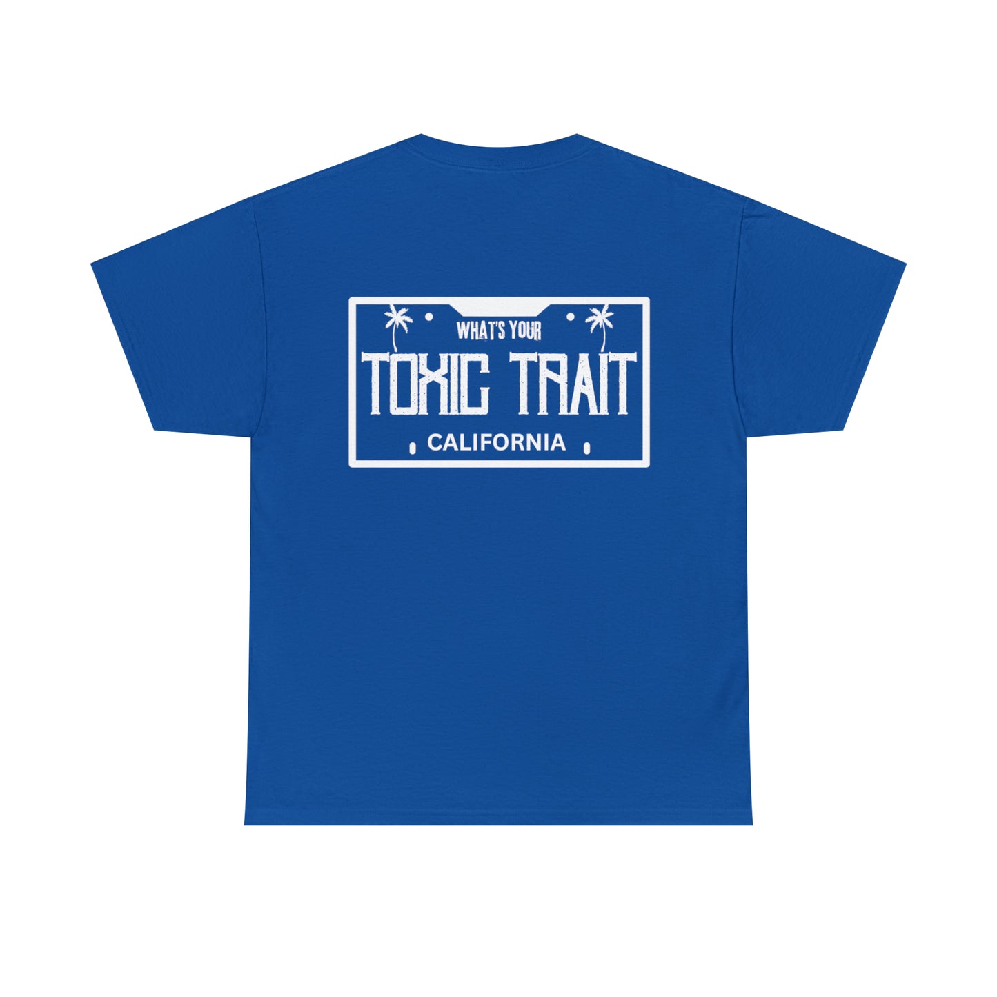 License Plate Toxic Trait Heavy Cotton Tee