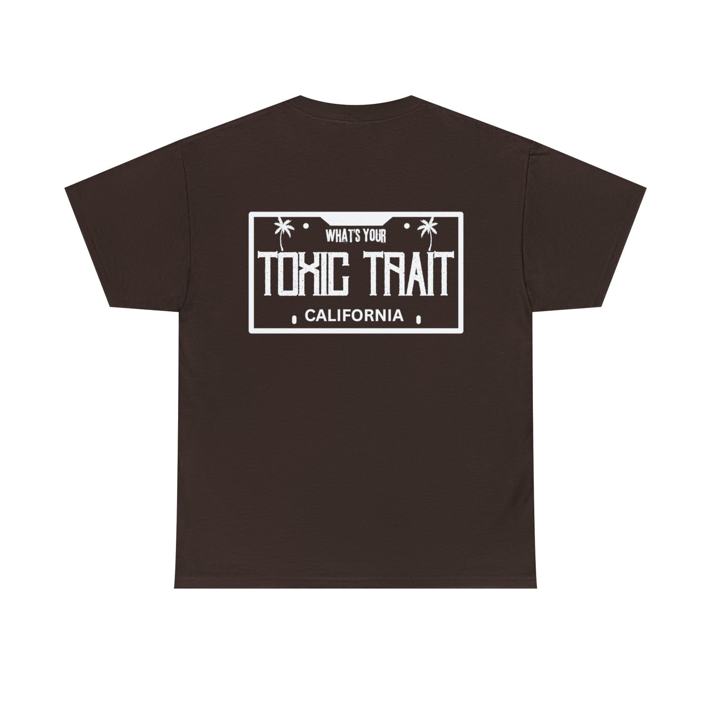 License Plate Toxic Trait Heavy Cotton Tee