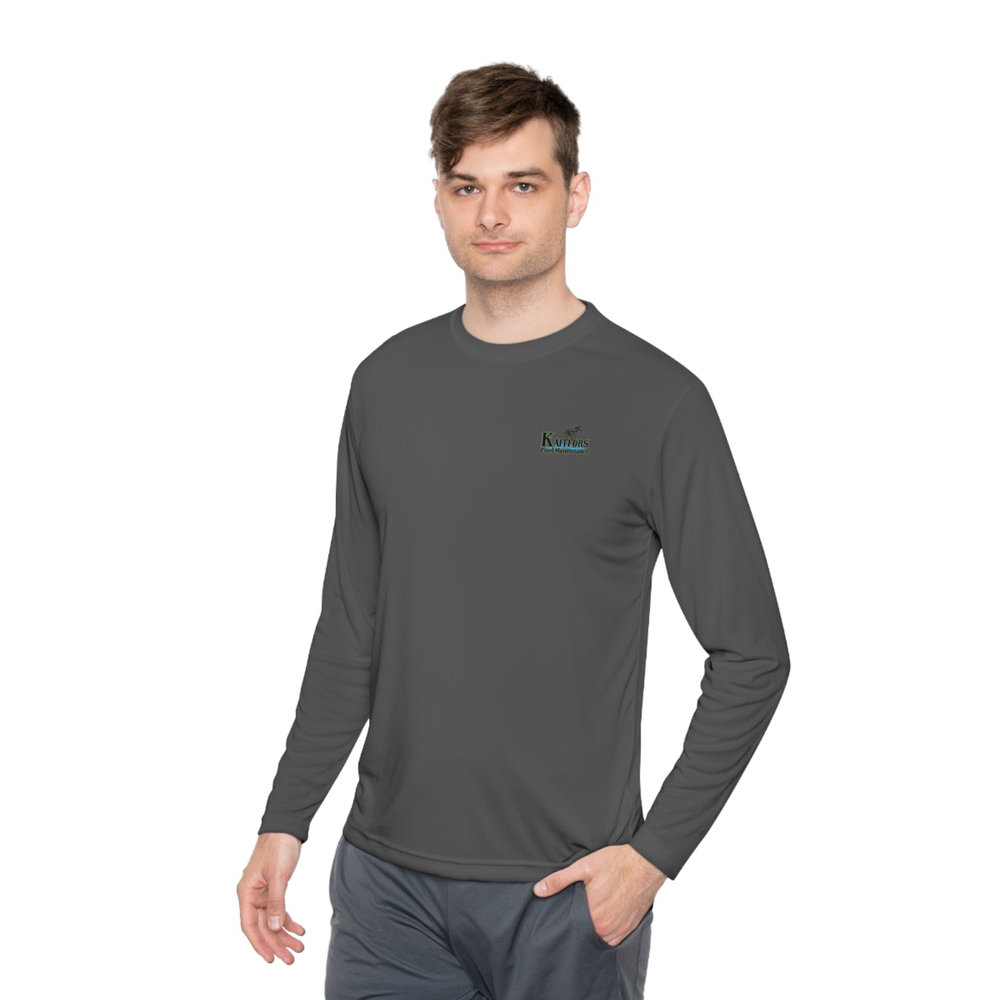 Kaitfors logo Pool Unisex Lightweight Long Sleeve Tee