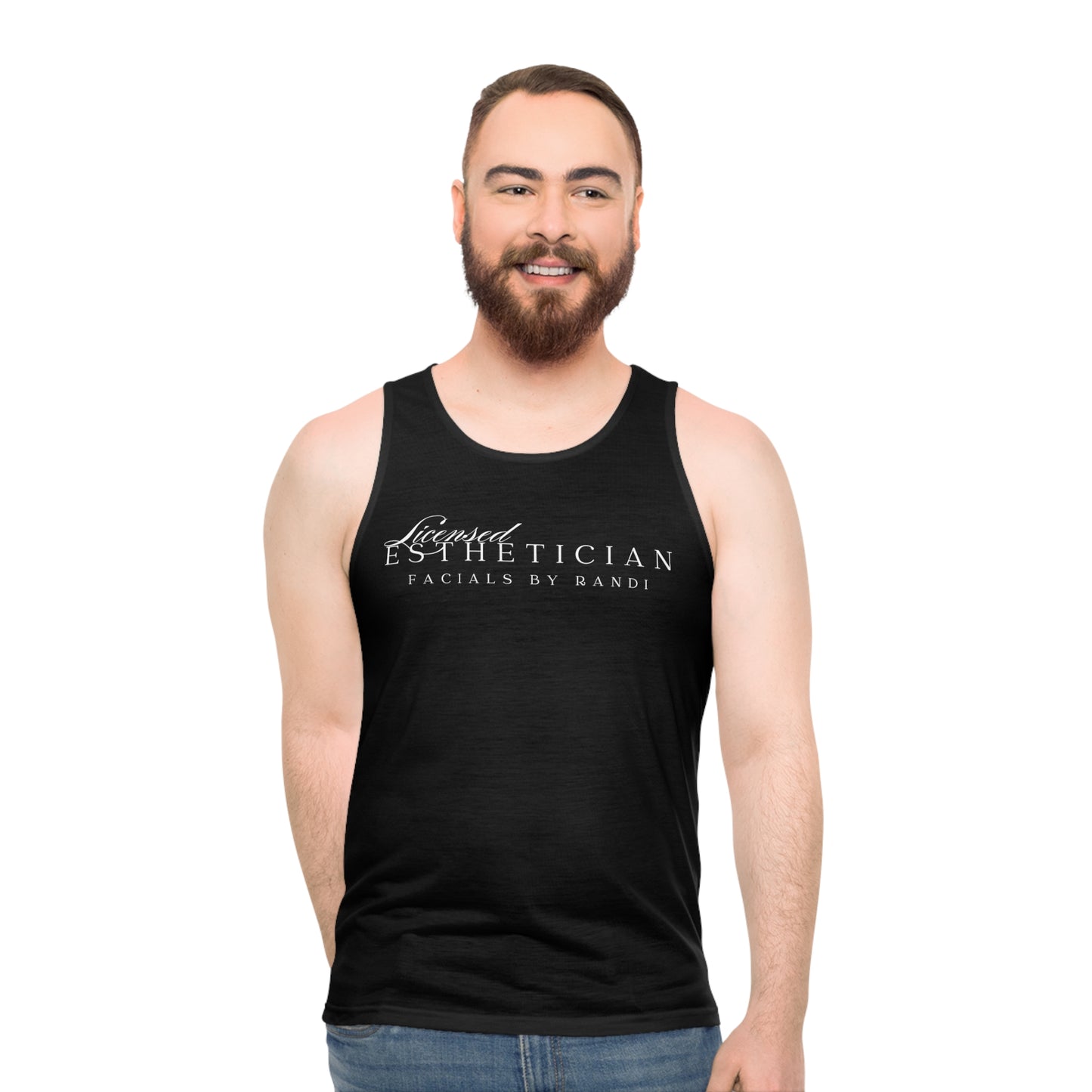Esthetician Facials By Randi Unisex Tank Top