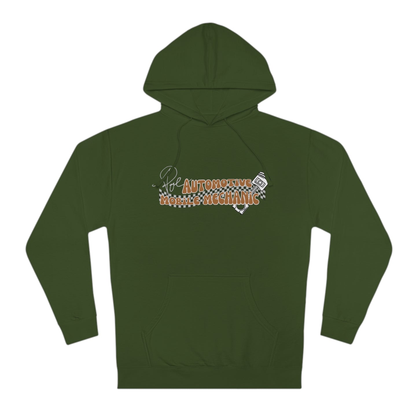 Vintage Poe Automotive Hooded Sweatshirt