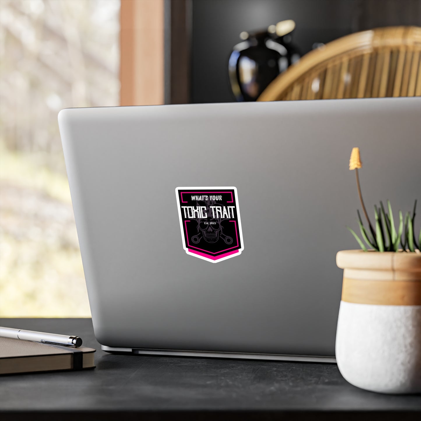 Toxic Trait Pink Kiss-Cut Vinyl Decals