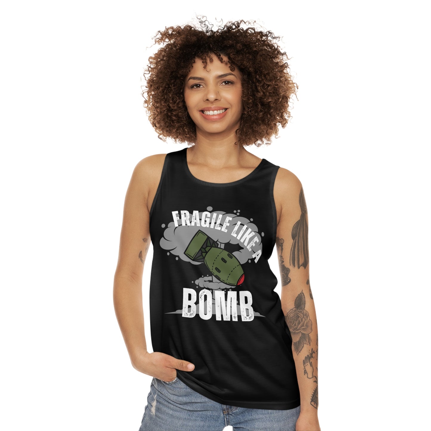 Fragile like a bomb Tank Top