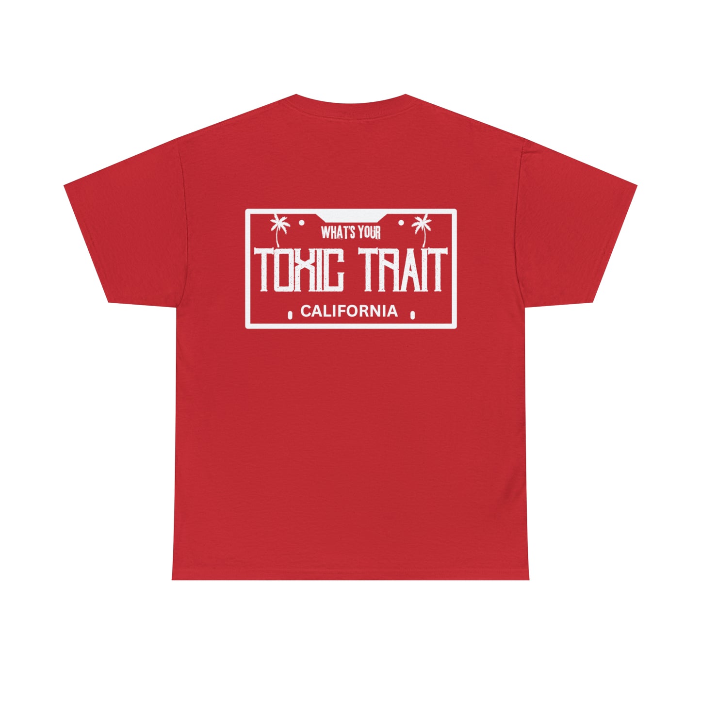 License Plate Toxic Trait Heavy Cotton Tee