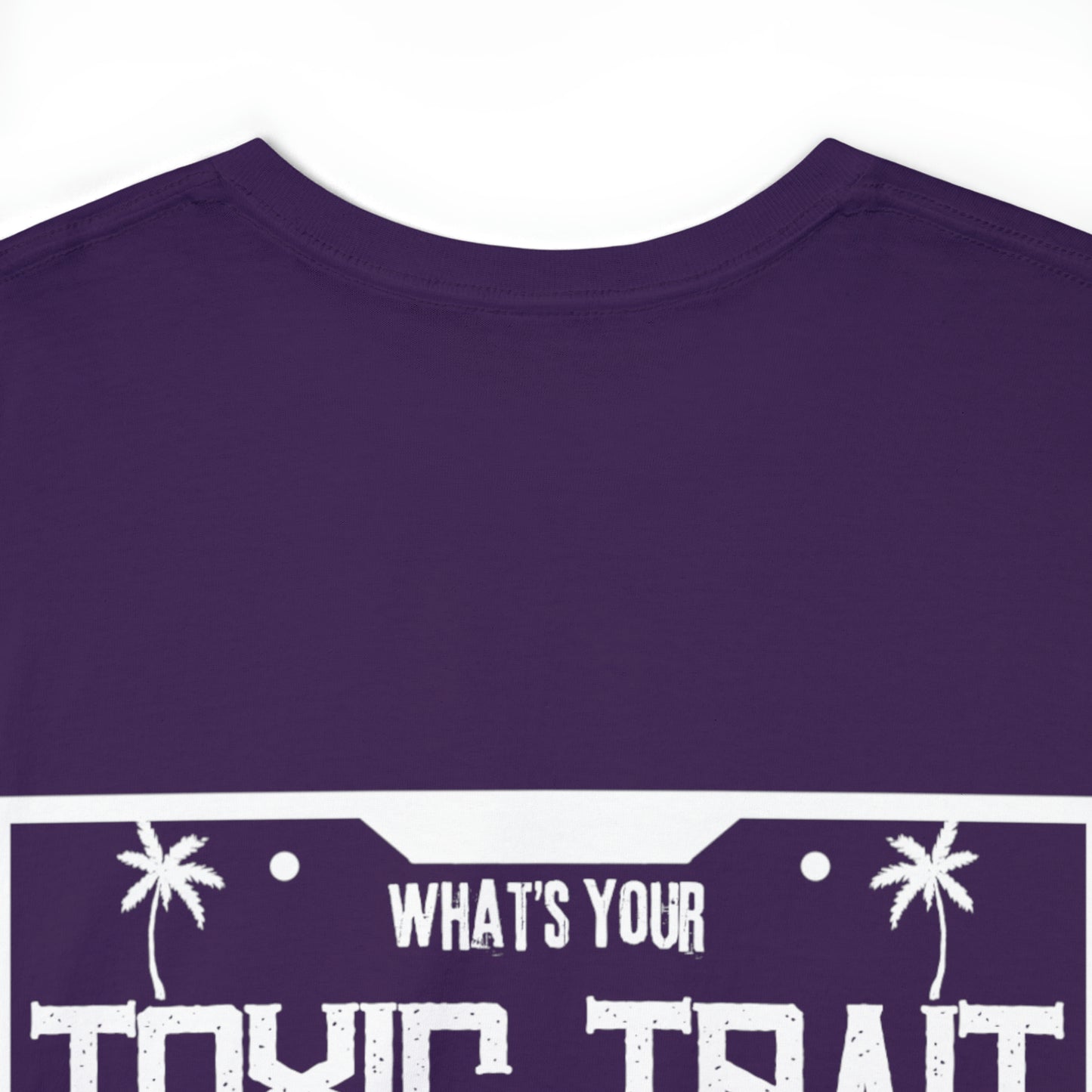 License Plate Toxic Trait Heavy Cotton Tee