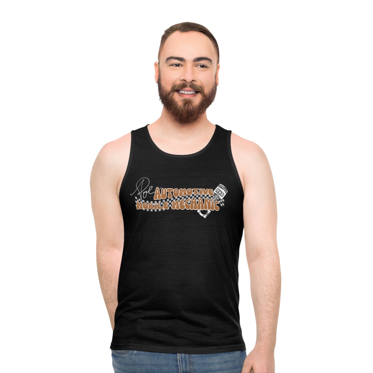 Vintage Poe Automotive Unisex Tank Top