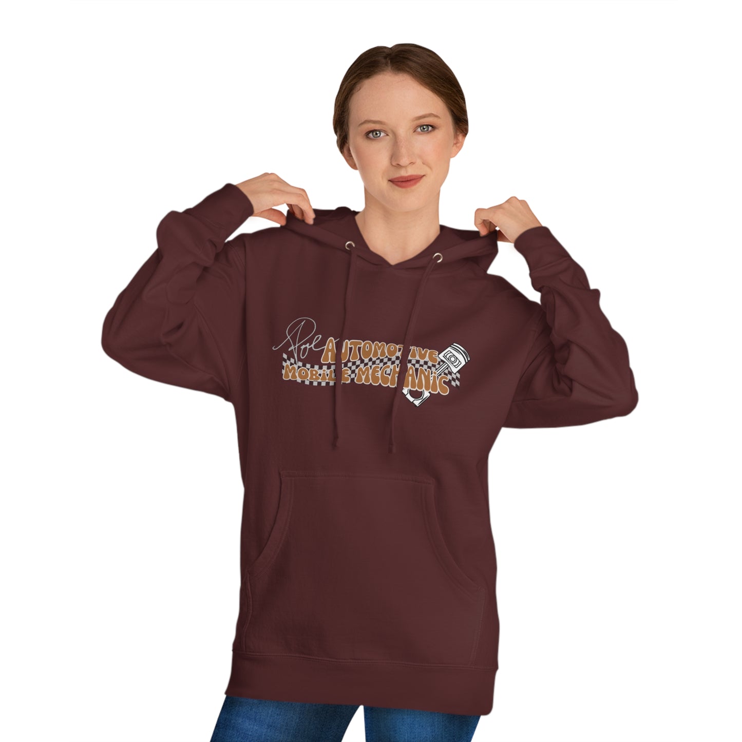 Vintage Poe Automotive Hooded Sweatshirt