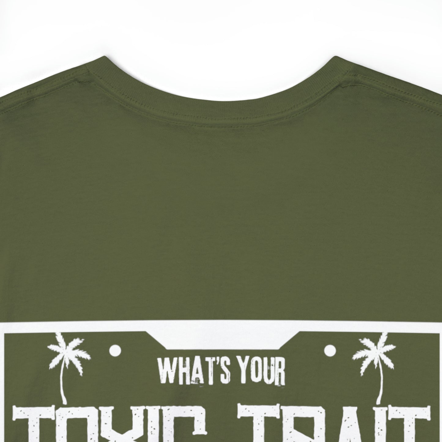 License Plate Toxic Trait Heavy Cotton Tee
