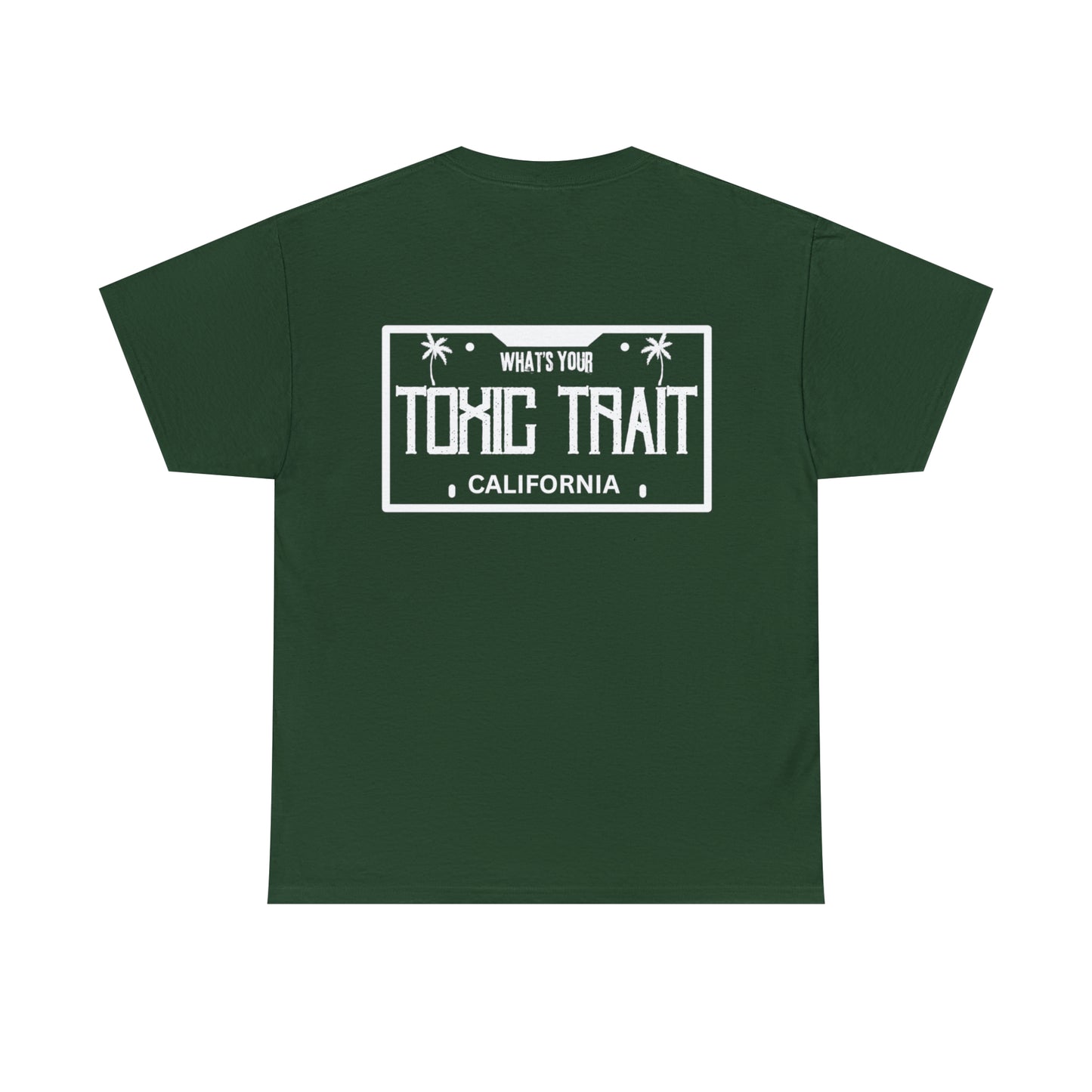 License Plate Toxic Trait Heavy Cotton Tee