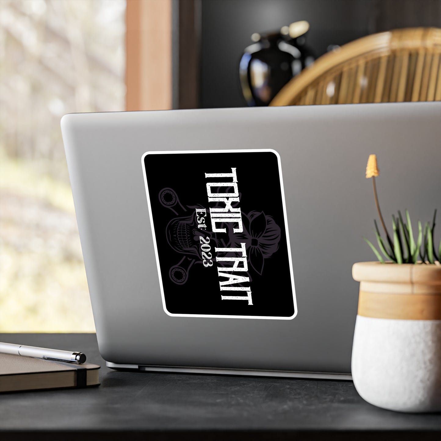 Toxic Trait Smokey Lavender Kiss-Cut Vinyl Decals
