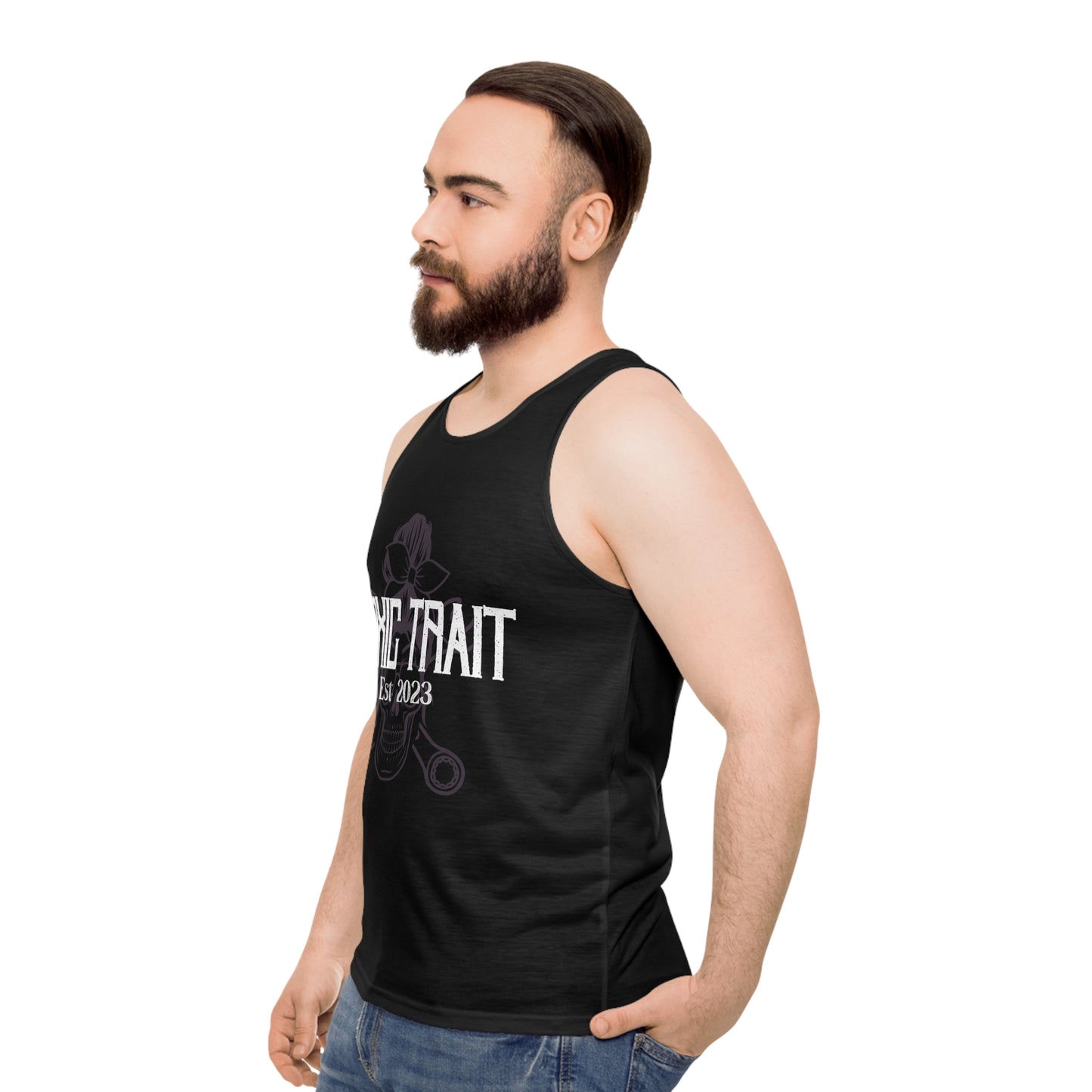 Toxic Trait Smokey Lavender SkullTank Top