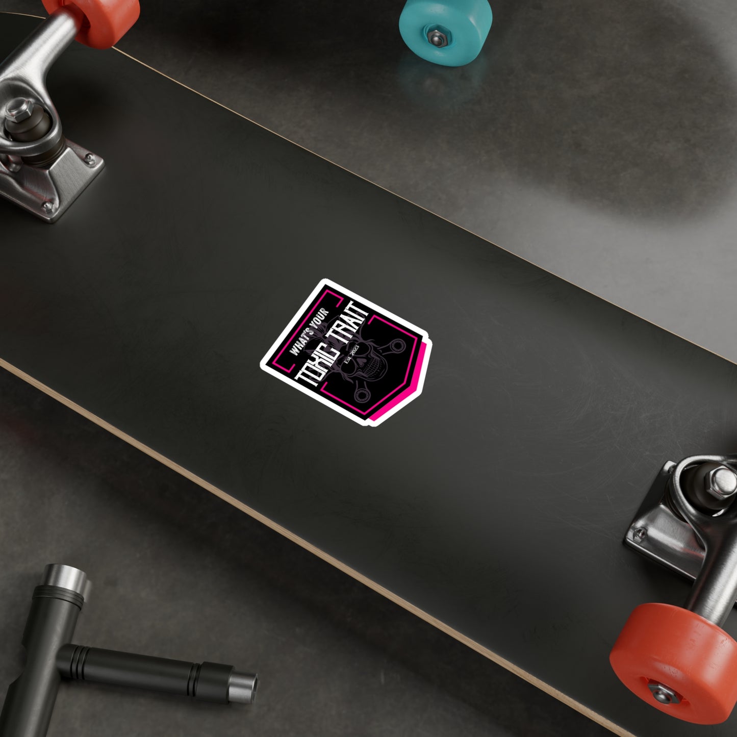 Toxic Trait Pink Kiss-Cut Vinyl Decals