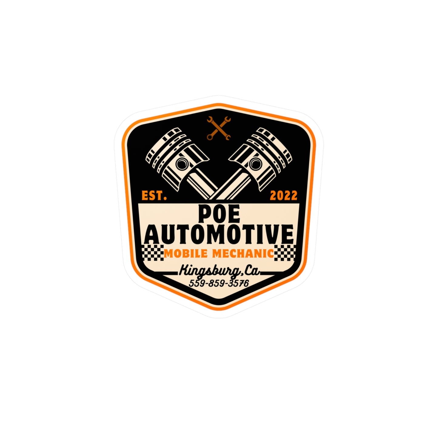 Poe Automotive Kiss-Cut Vinyl Decals