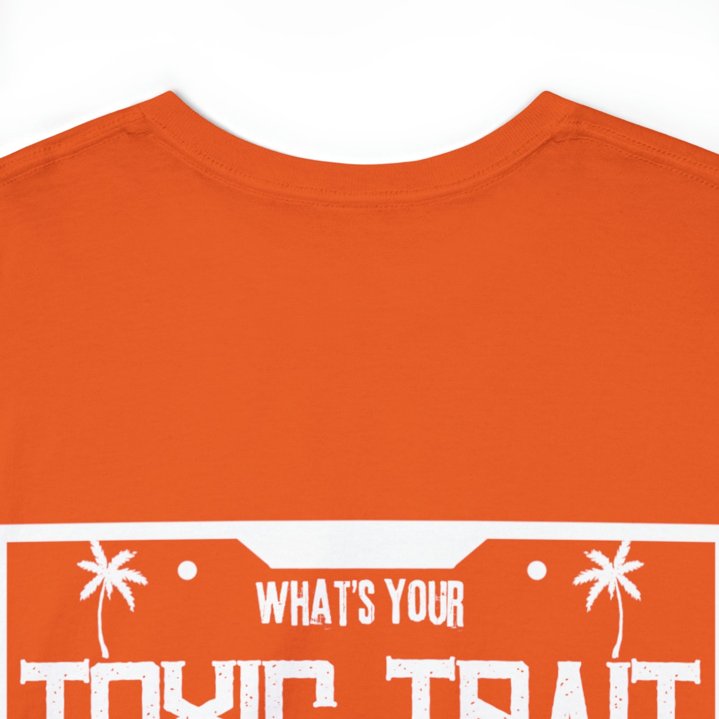 License Plate Toxic Trait Heavy Cotton Tee