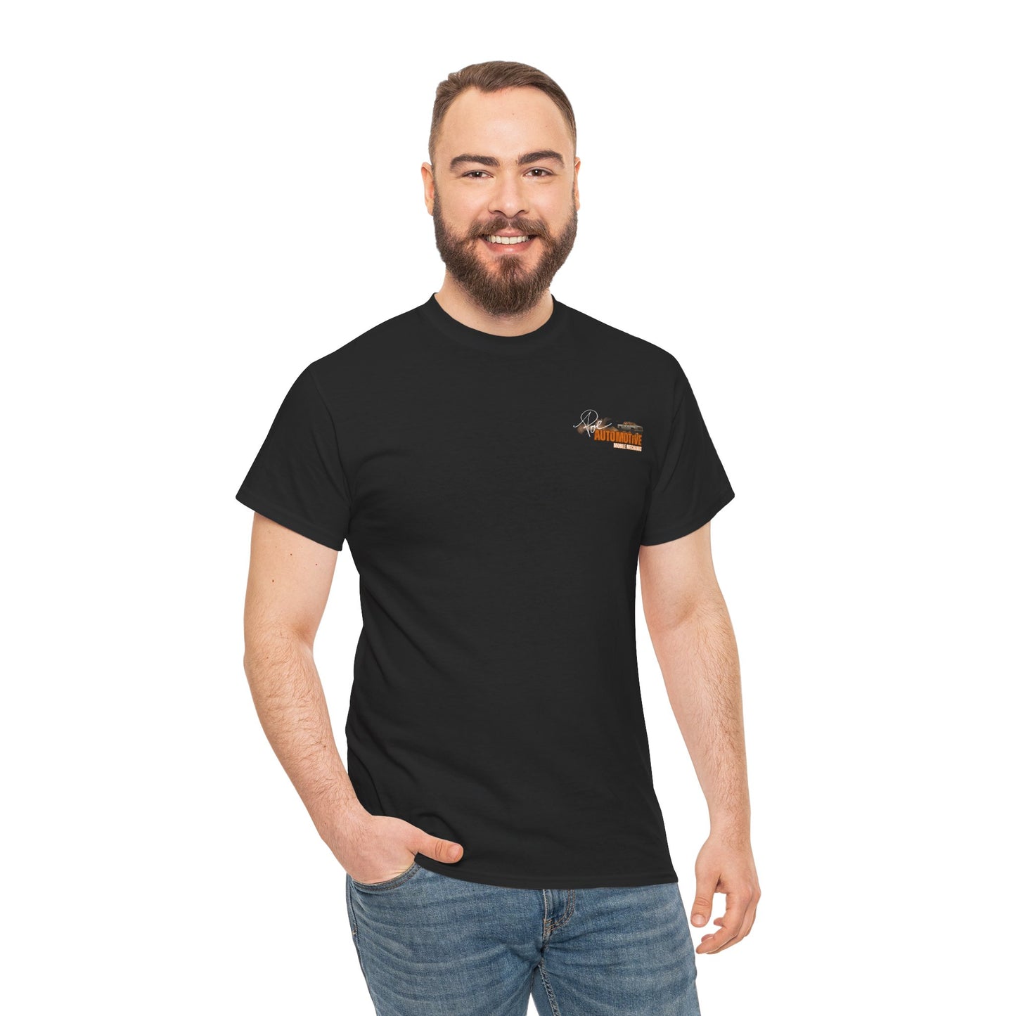 Poe Automotive Mechanic Tee, Unisex Heavy Cotton T-Shirt