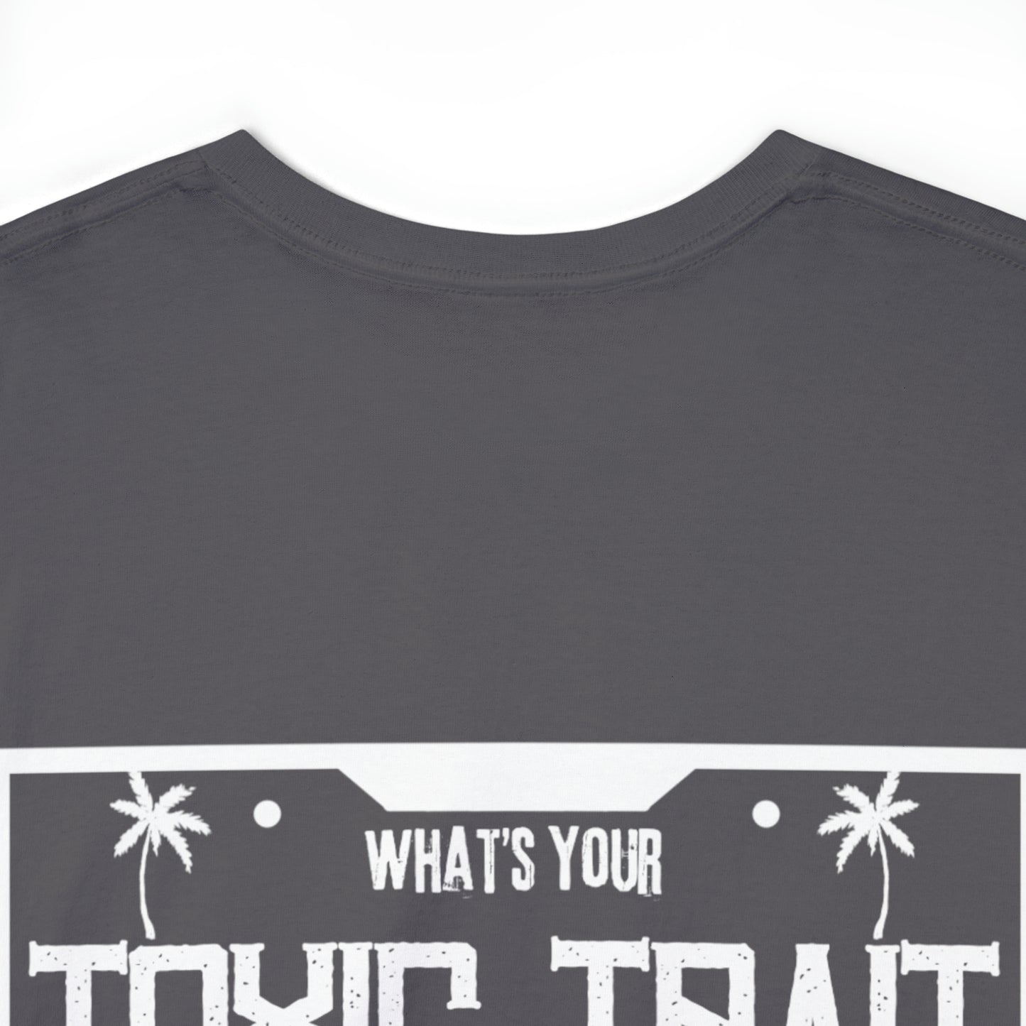 License Plate Toxic Trait Heavy Cotton Tee
