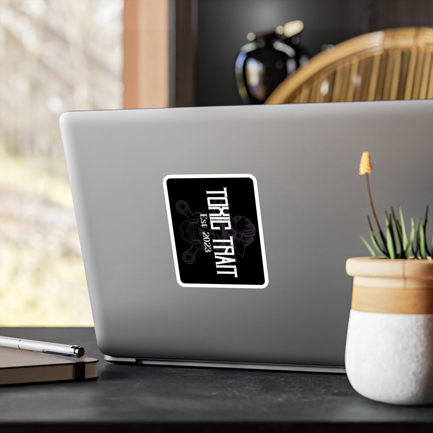 Toxic Trait Smokey Lavender Kiss-Cut Vinyl Decals