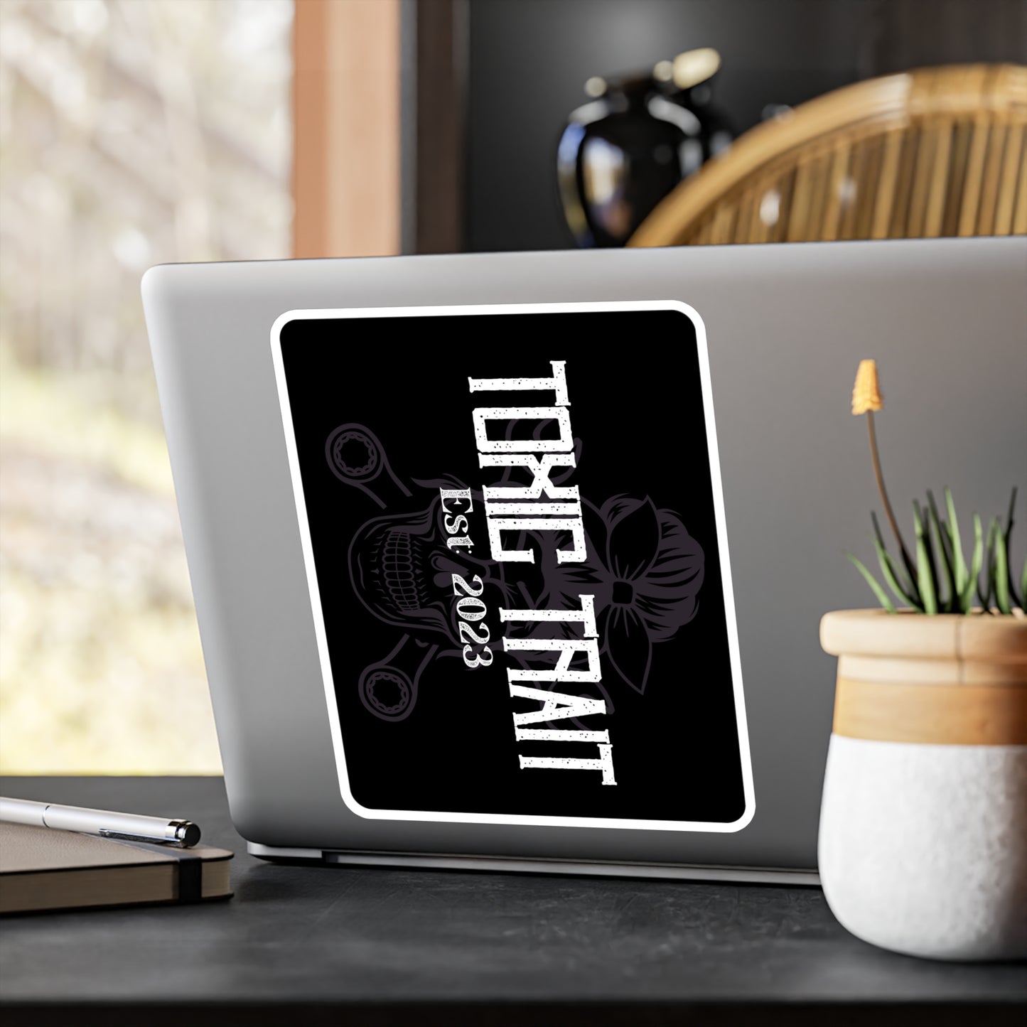 Toxic Trait Smokey Lavender Kiss-Cut Vinyl Decals