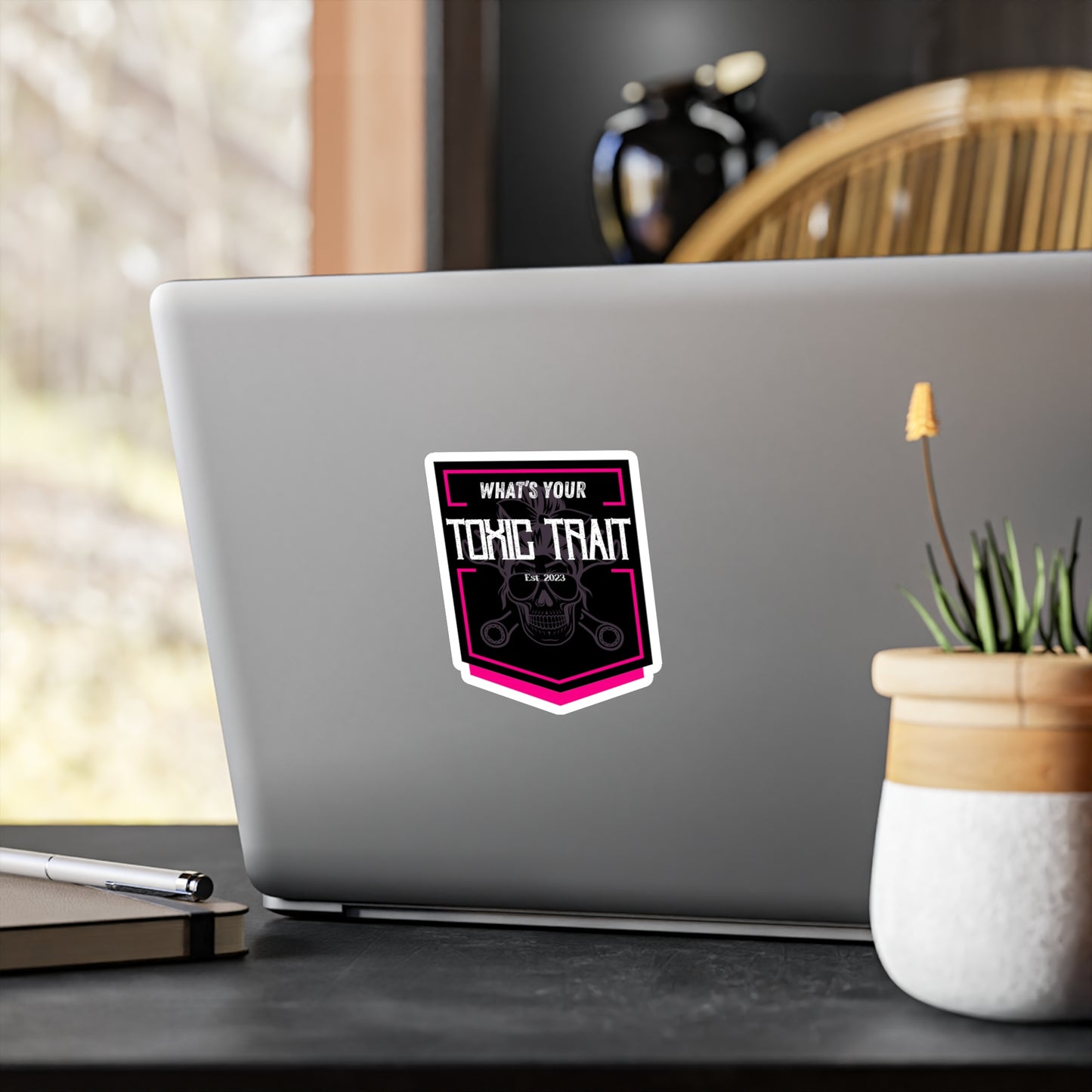 Toxic Trait Pink Kiss-Cut Vinyl Decals