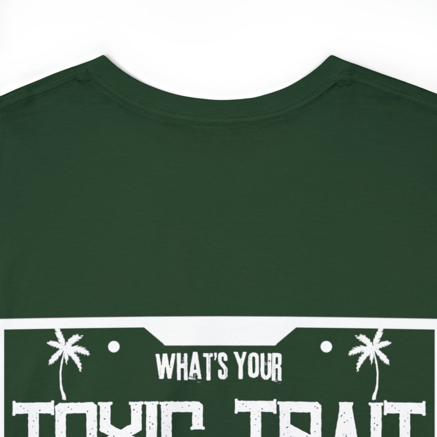 License Plate Toxic Trait Heavy Cotton Tee