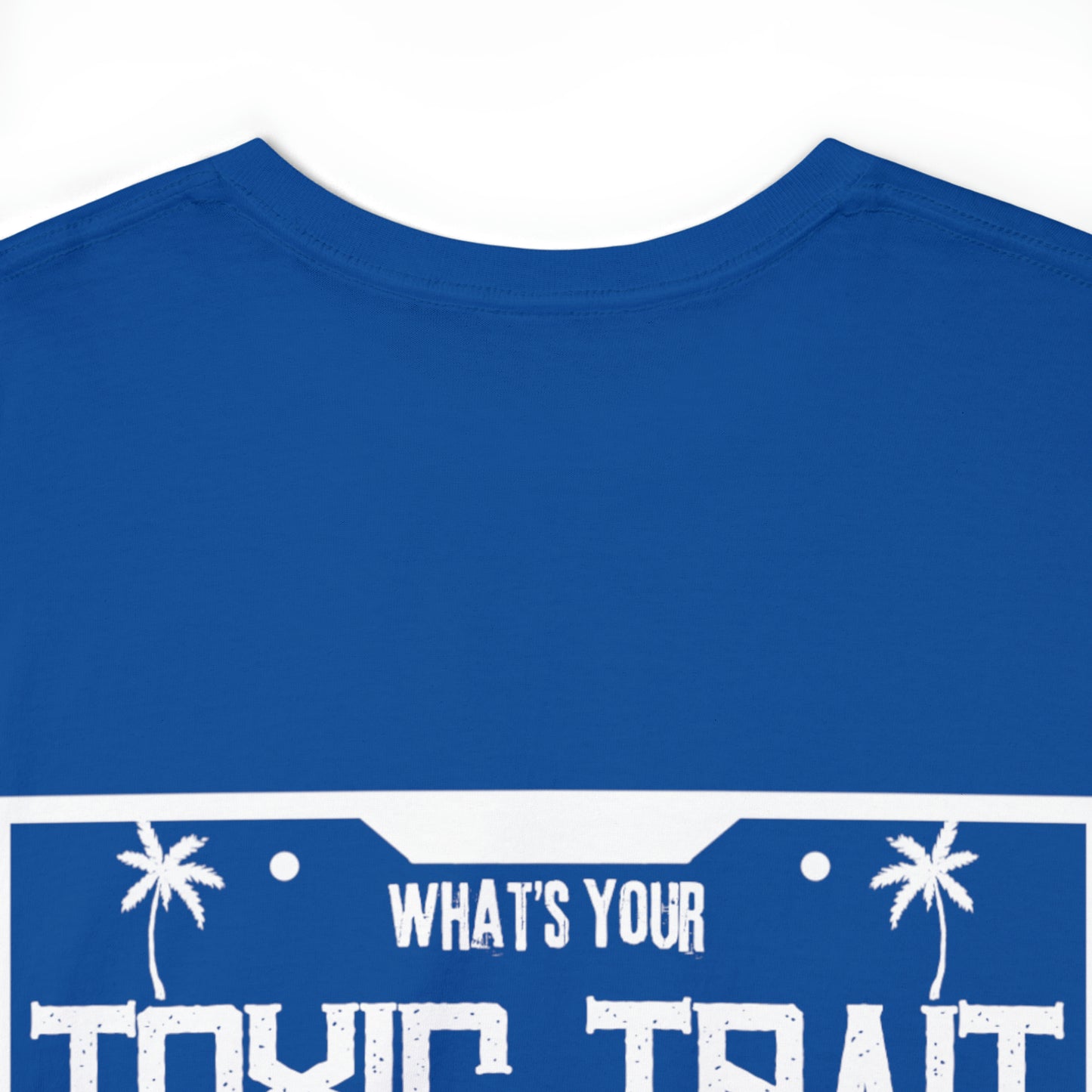 License Plate Toxic Trait Heavy Cotton Tee