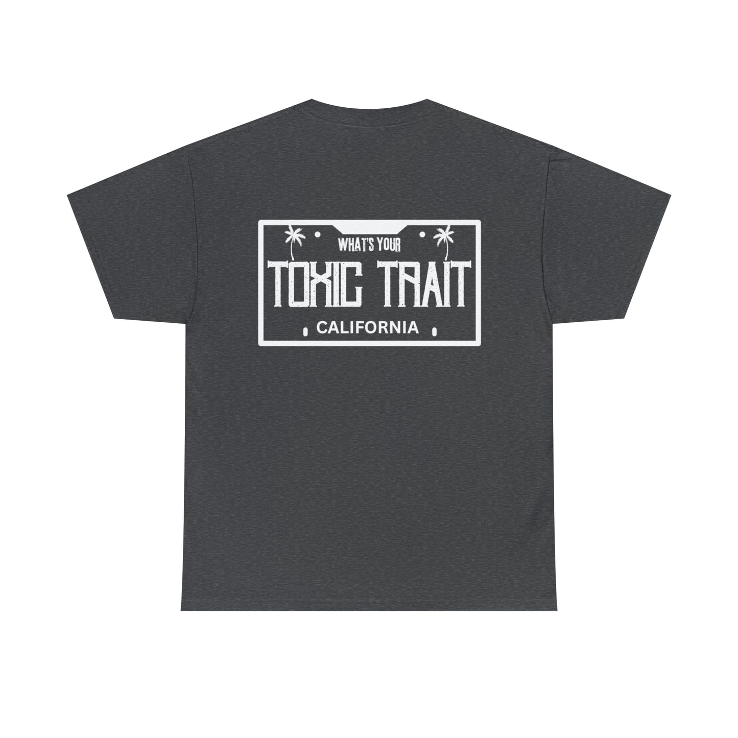 License Plate Toxic Trait Heavy Cotton Tee