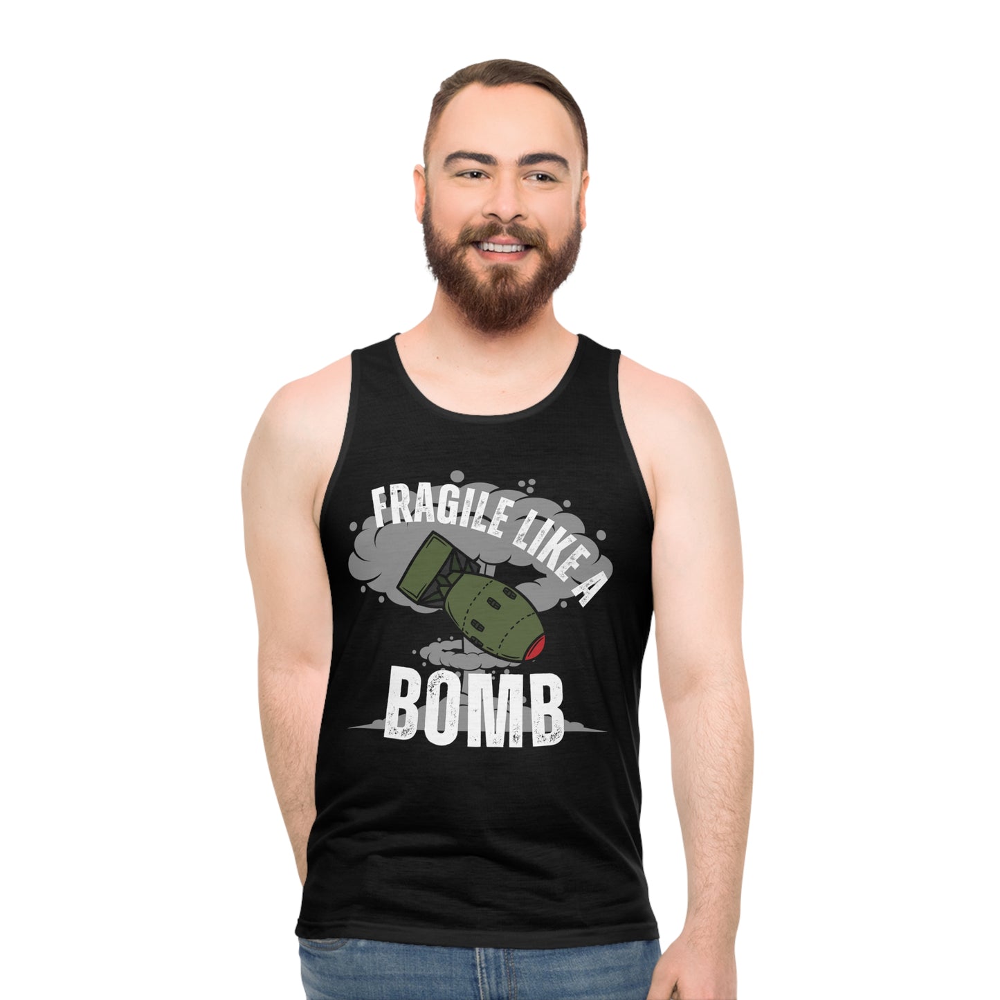 Fragile like a bomb Tank Top