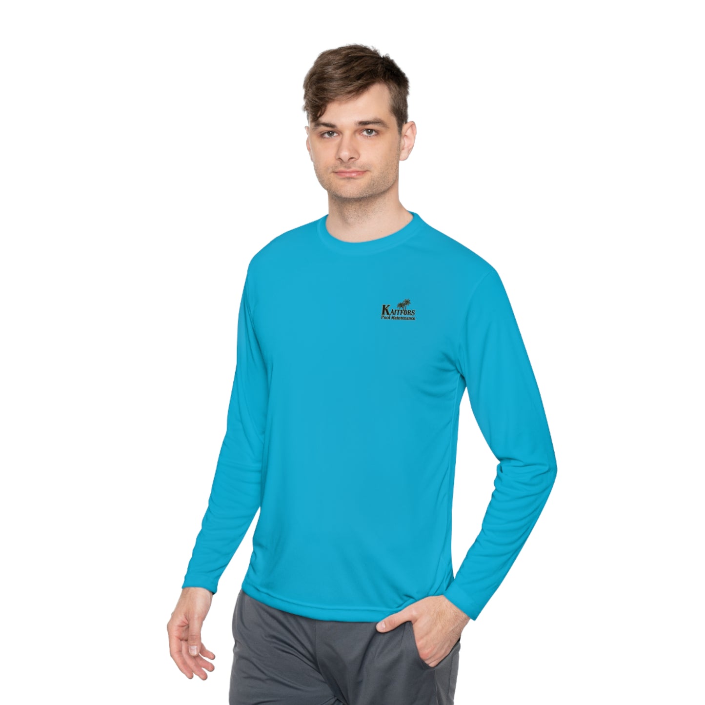 Kaitfors logo Pool Unisex Lightweight Long Sleeve Tee
