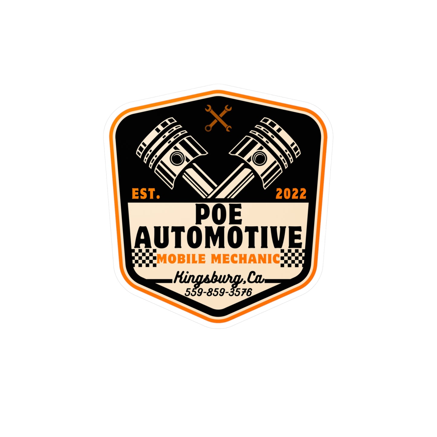 Poe Automotive Kiss-Cut Vinyl Decals