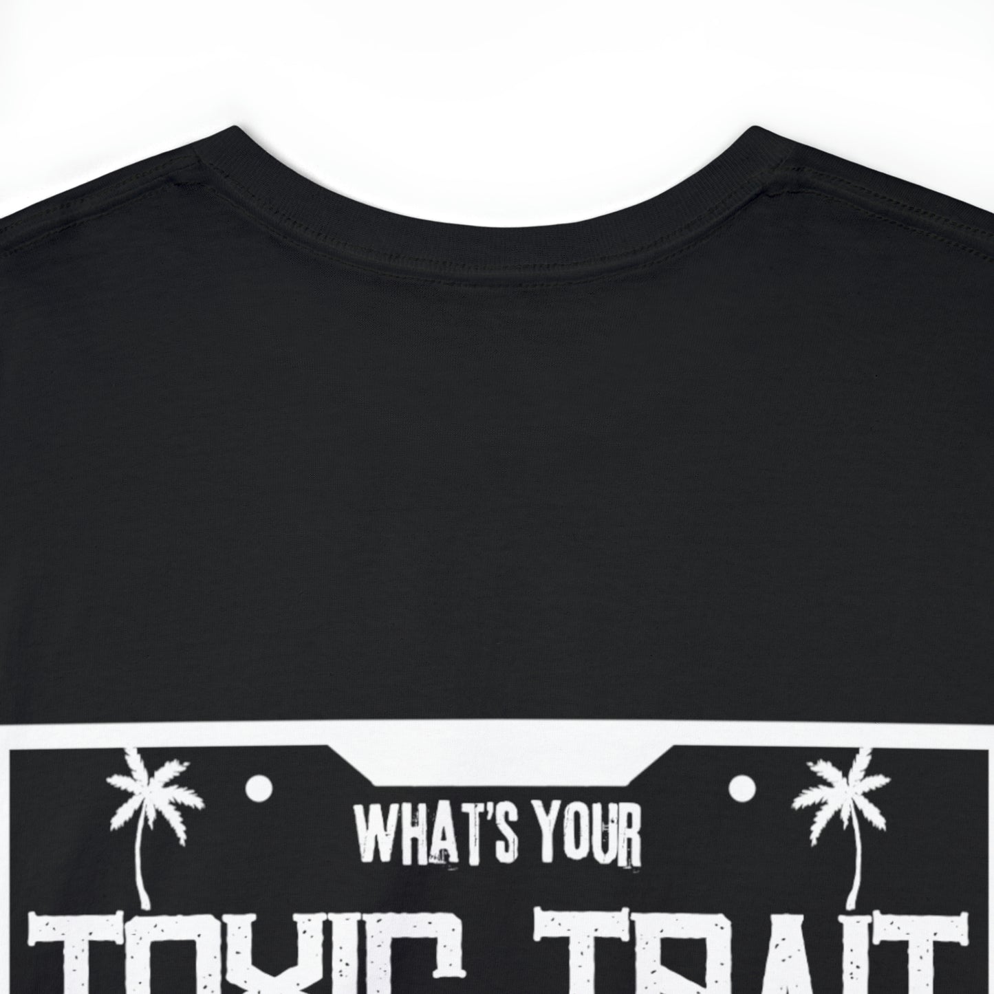 License Plate Toxic Trait Heavy Cotton Tee