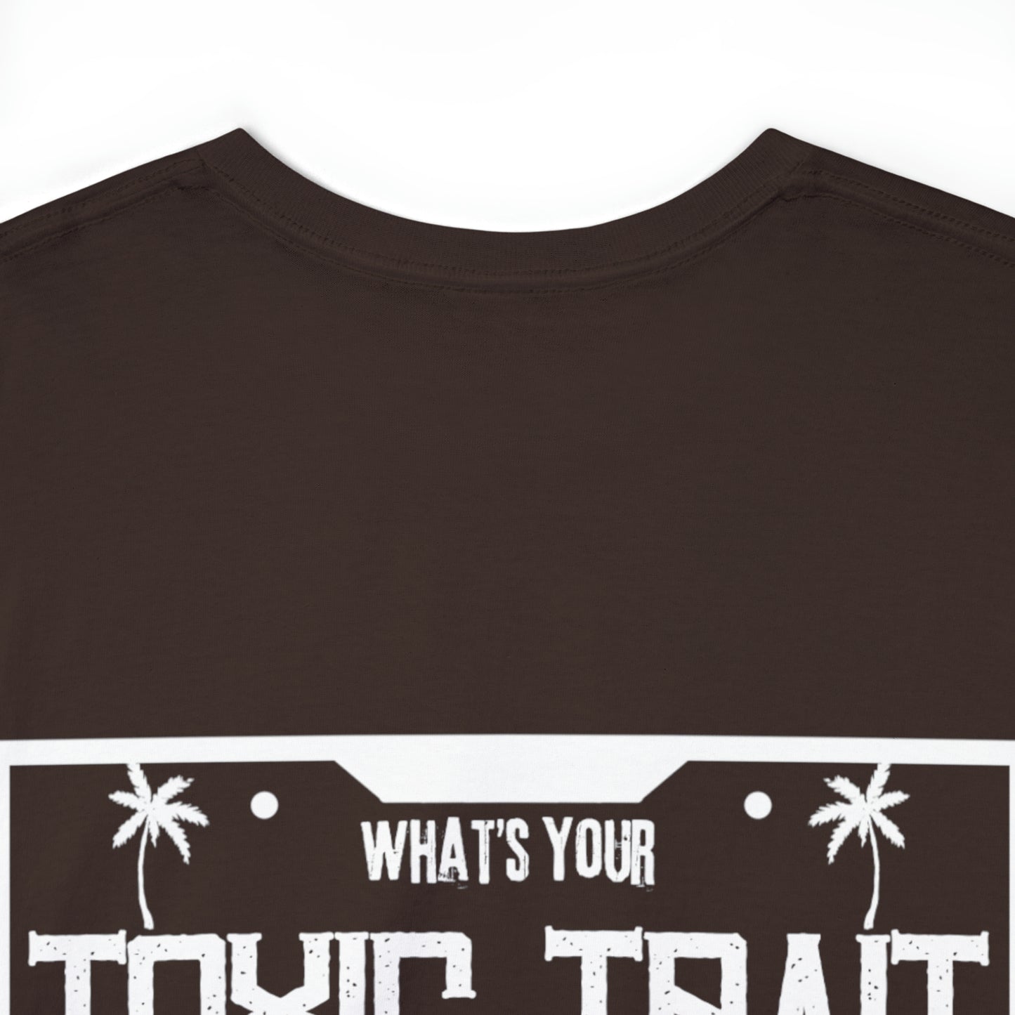 License Plate Toxic Trait Heavy Cotton Tee