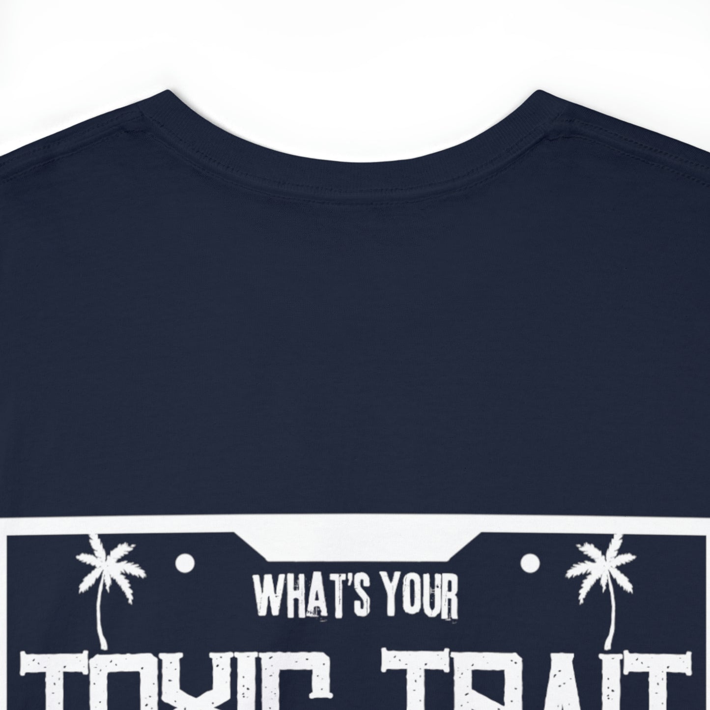 License Plate Toxic Trait Heavy Cotton Tee