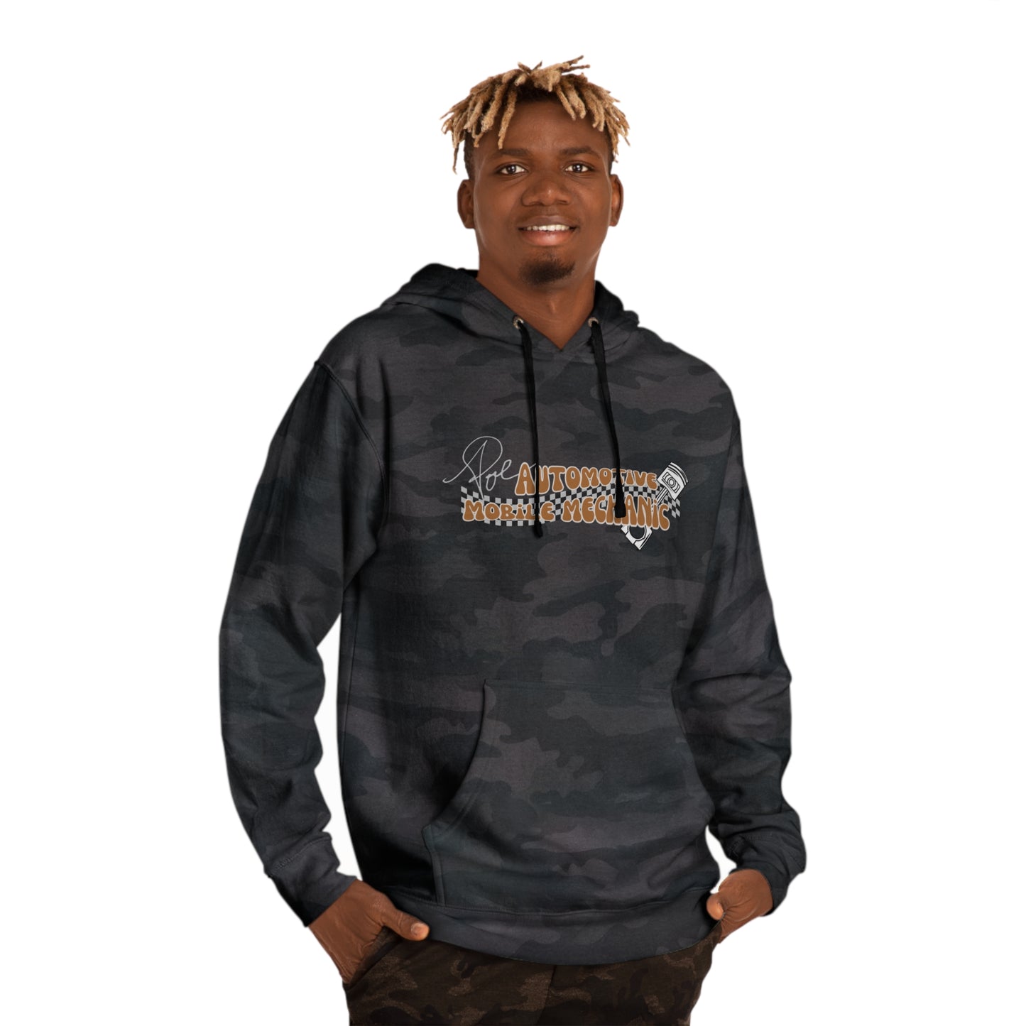 Vintage Poe Automotive Hooded Sweatshirt
