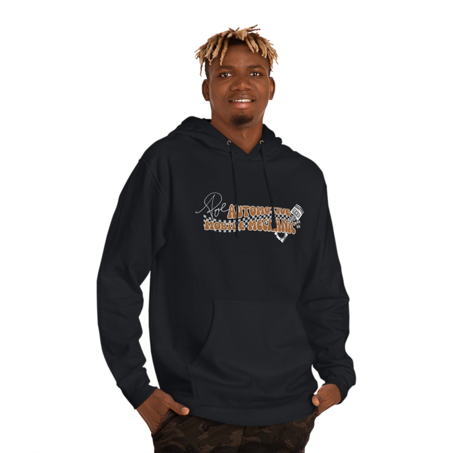 Vintage Poe Automotive Hooded Sweatshirt