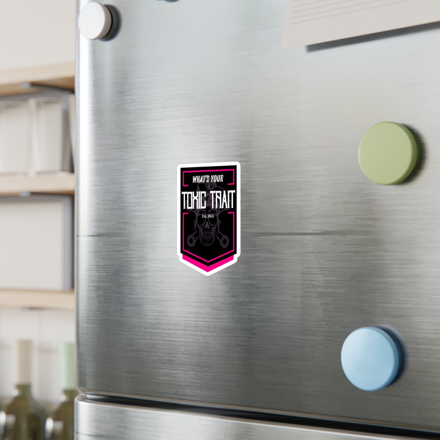 Toxic Trait Pink Kiss-Cut Vinyl Decals