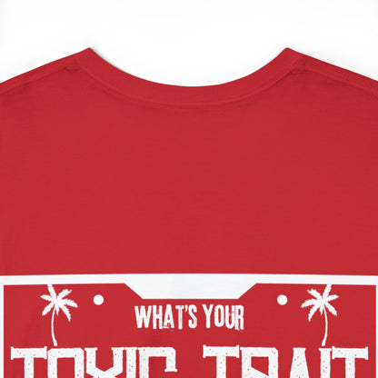 License Plate Toxic Trait Heavy Cotton Tee