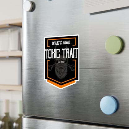 Toxic Trait Orange Kiss-Cut Vinyl Decals