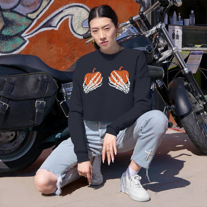 Hold your Gourd Women's Cropped Sweatshirt