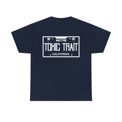 License Plate Toxic Trait Heavy Cotton Tee