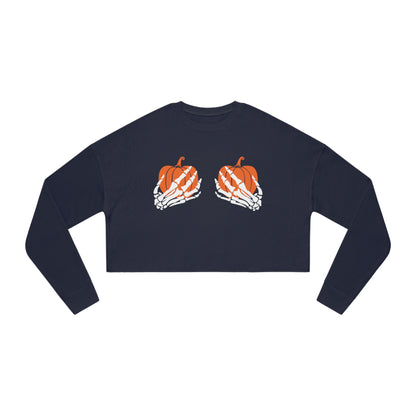 Hold your Gourd Women's Cropped Sweatshirt